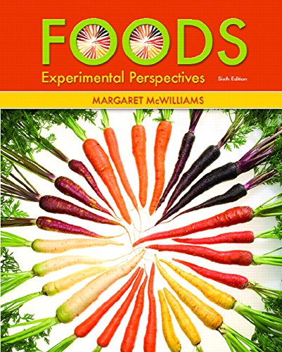 Les aliments : perspectives expérimentales