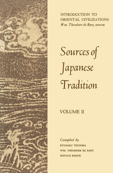 Sources of Japanese Tradition: 1600 to 2000: 002
