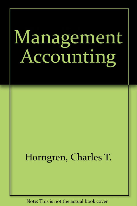 Management Accounting, Canadian Edition (4th Edition)