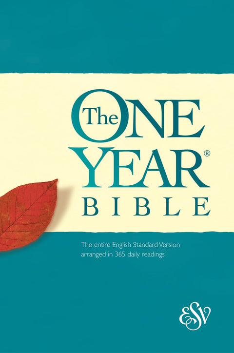 Bible d’un an ESV, reliée, texte en lettres noires