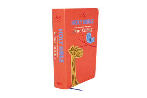 ICB, Bible Jésus t'appelle pour les enfants, Leathersoft, orange : avec des méditations de Sarah Young, tirées de Jésus t'appelle