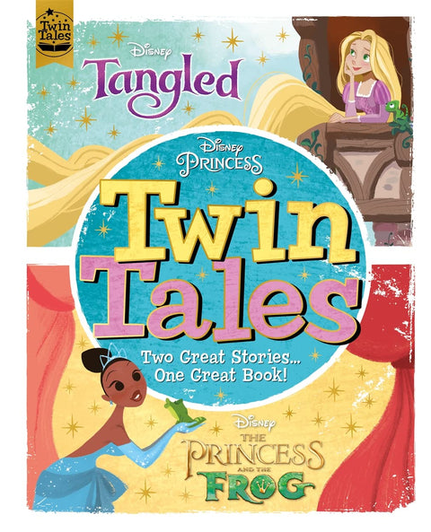 Princesse Disney : Histoires de jumelles : Raiponce / La Princesse et la Grenouille : Je suis Ariel/Je suis une princesse