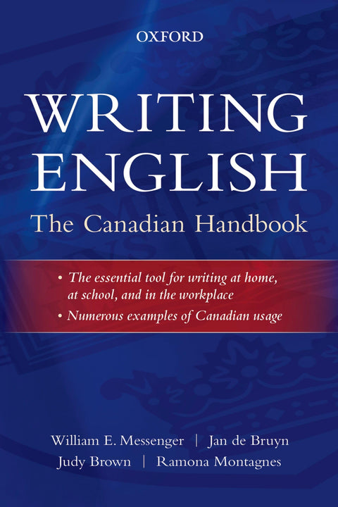 Rédiger en anglais : Le manuel canadien
