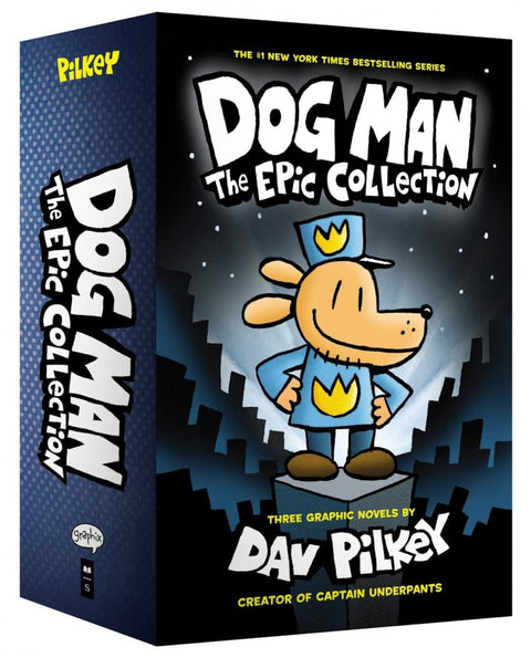 Dog Man : La collection épique : De l'auteur de Capitaine Underpants (Coffret Dog Man n° 1 à 3)