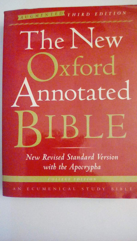 La nouvelle Bible annotée d’Oxford avec les livres deutérocanoniques, troisième édition augmentée, édition universitaire, nouvelle version révisée standard