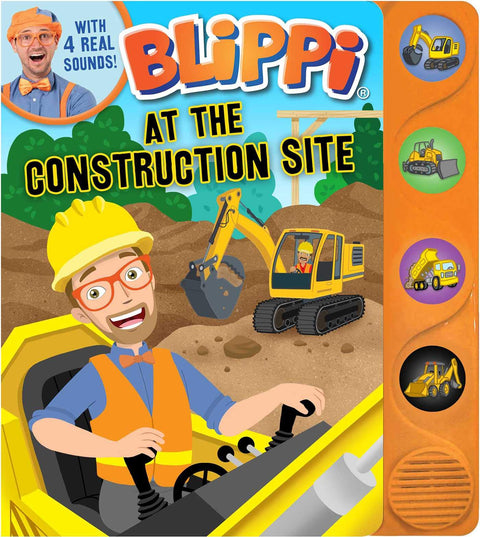 Blippi : Sur le chantier (Livres sonores à 4 boutons)