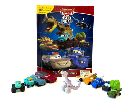 Disney / Pixar Cars on the Road My Busy Books - Storybook, 10 figurines, playmat