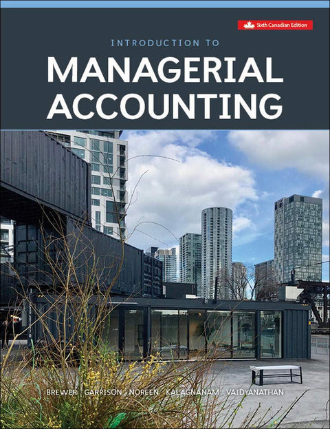 Introduction To Managerial Accounting