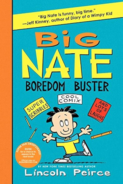 Big Nate Boredom Buster: Super Scribbles, Cool Comix, and Lots of Laughs – A Creative Activity Book with Mazes, Sudoku, Crosswords, and Secret Codes