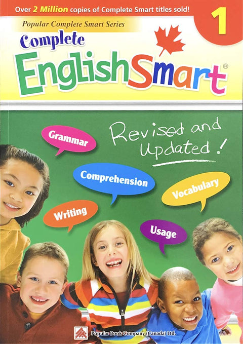 EnglishSmart 1 (édition révisée et mise à jour) : cahier d’exercices d’anglais du programme canadien pour la 1re année