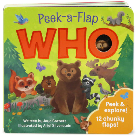Qui : Livre cartonné à volets Peek-a-Flap