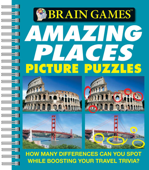 Jeux pour le cerveau - Puzzles d'images : Lieux incroyables - Combien de différences pouvez-vous trouver tout en enrichissant vos connaissances de voyage ?