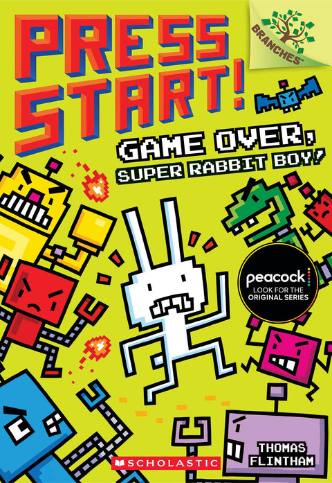 Partie terminée, Super Lapin Boy ! : un livre de la collection Branches (Press Start ! no 1) (1)