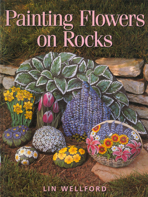 Peindre des fleurs sur des rochers