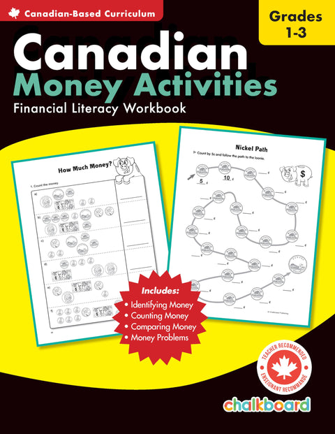 Activités sur la monnaie canadienne pour les niveaux 1 à 3