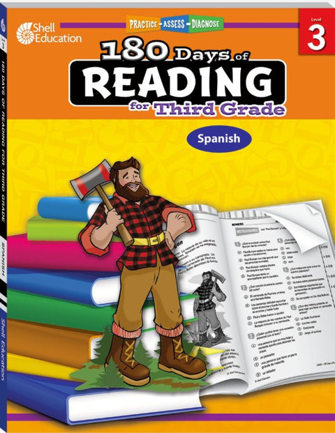180 Days®: Reading for Third Grade: Practice, Assess, Diagnose (180 Days of Practice)