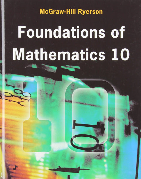 Foundations of Mathematics 10 Student Book