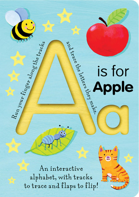 A is for Apple (Trace-And-Flip Fun!): An Interactive Alphabet With Tracks to Trace and Flaps to Flip!