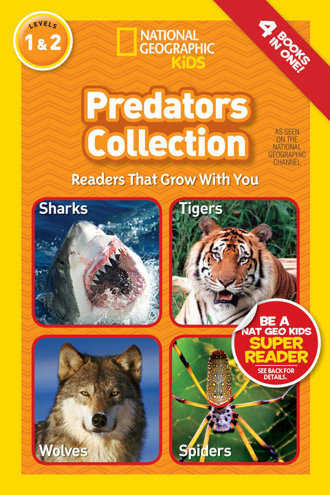 Collection Prédateurs (National Geographic Kids Readers, niveaux 1 et 2) : des livres à lire qui évoluent avec vous
