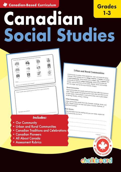 Canadian Social Studies Grades 1-3