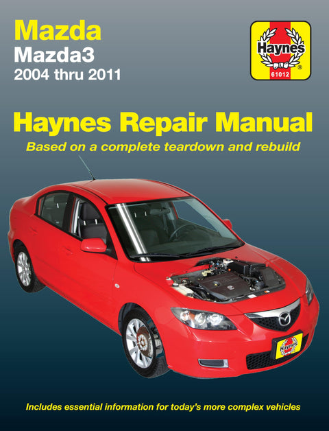 Mazda Mazda3 2004 thru 2011 Haynes Repair Manual