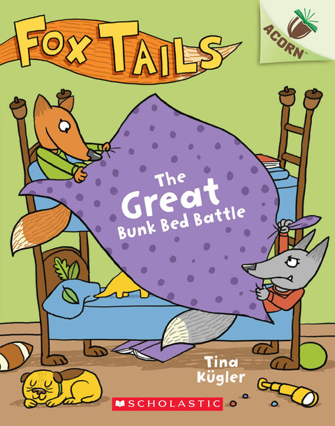 La grande bataille des lits superposés : un livre Acorn (Les aventures de Fox, nº 1)
