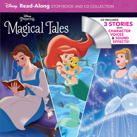 Collection de livres d’histoires à écouter Disney Princesses, avec CD, pour des contes magiques