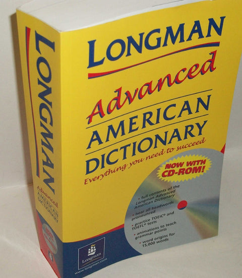 Support papier avec CD-ROM, Dictionnaire américain avancé Longman