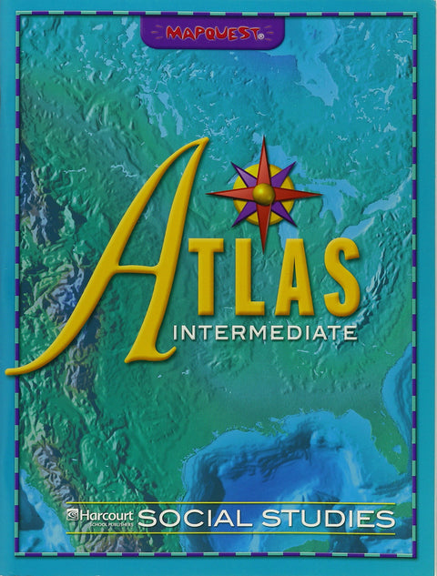 Harcourt Social Studies Grades 4-6: Intermediate Atlas