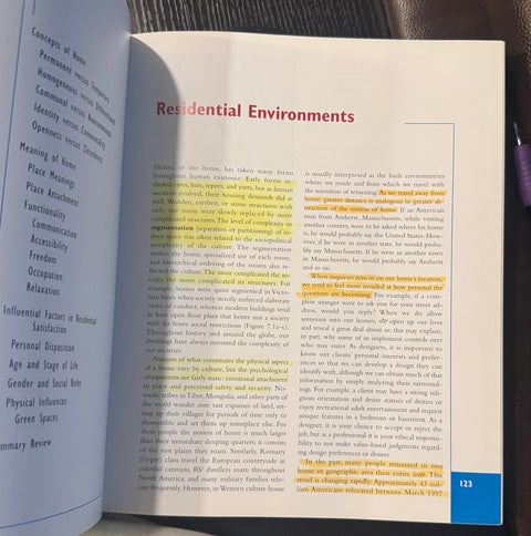 Psychologie environnementale appliquée au design