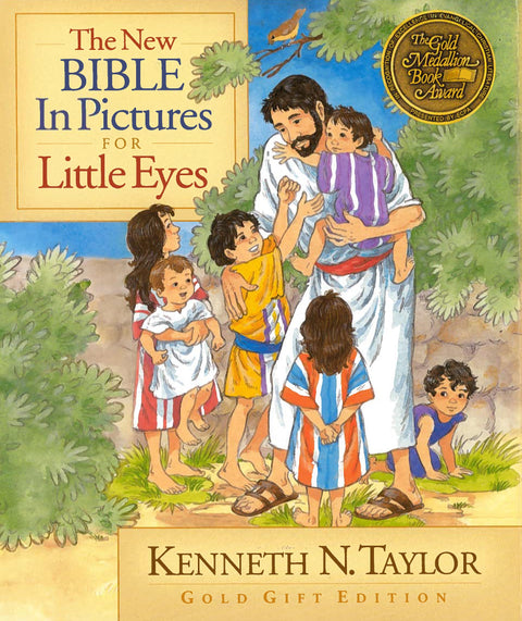 La nouvelle Bible en images pour les petits yeux, édition cadeau : édition cadeau dorée