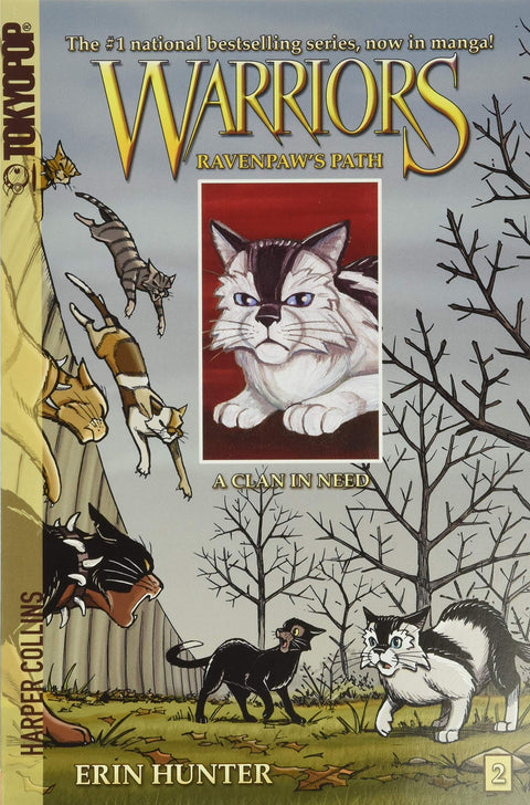 Warriors: Ravenpaw's Path #2: A Clan in Need: A Manga Adventure About Friendship, Fighting, and Home for Kids (Ages 8-12)