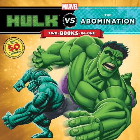 Hulk contre Abomination / Hulk contre Wolverine : deux livres en un avec plus de 50 autocollants (classique de Storybook)