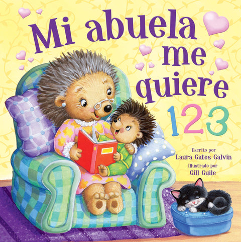 Mi Abuela Me Quiere 123 (édition espagnole) – Livre de nombres en espagnol pour enfants de 2 à 4 ans
