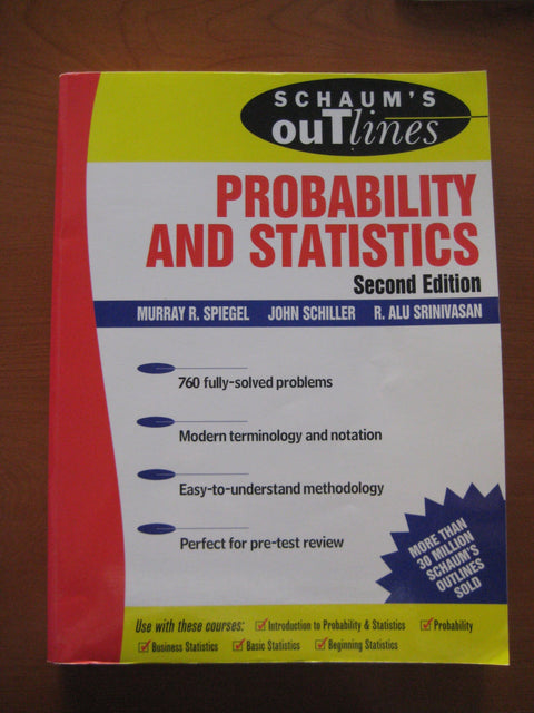 Schaum's Outline of Probability and Statistics