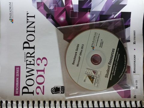 Série Benchmark : Microsoft (R) PowerPoint 2013 : CD de fichiers de texte avec données