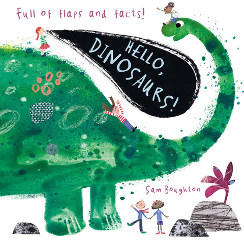 Bonjour, les dinosaures ! : (Un livre cartonné éducatif à soulever des rabats pour que les jeunes passionnés de dinosaures apprennent des faits amusants)