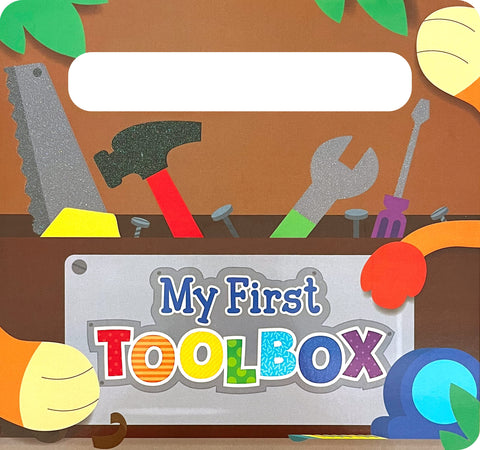 My First Toolbox - Children's Sensory Touch and Feel Board Book with Handle