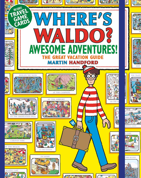 Où est Charlie ? Aventures géniales : Le super guide de vacances (Un livre-jeu de cherche et trouve compact, format voyage, avec des labyrinthes et des énigmes - Inclut des cartes de jeu, un poster et plus encore)