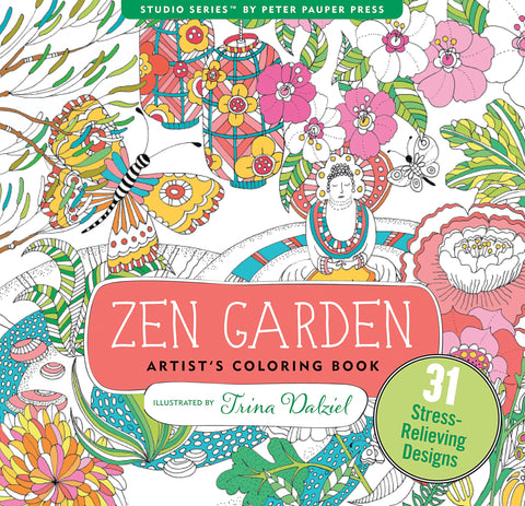 Livre de coloriage Zen Garden pour adultes