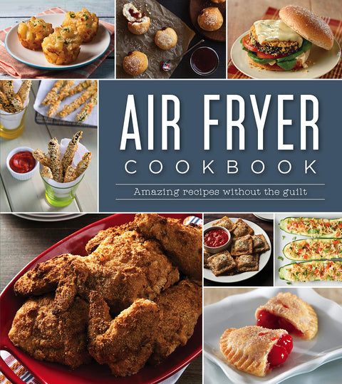 Air Fryer Cookbook - 3-Ring Binder: Tabbed Sections, Full-Color Photos, Splash Guards | 200+ Recipes | Add Your Own Recipes | Time & Temp Guide Included | Great Gift for Home Cooks