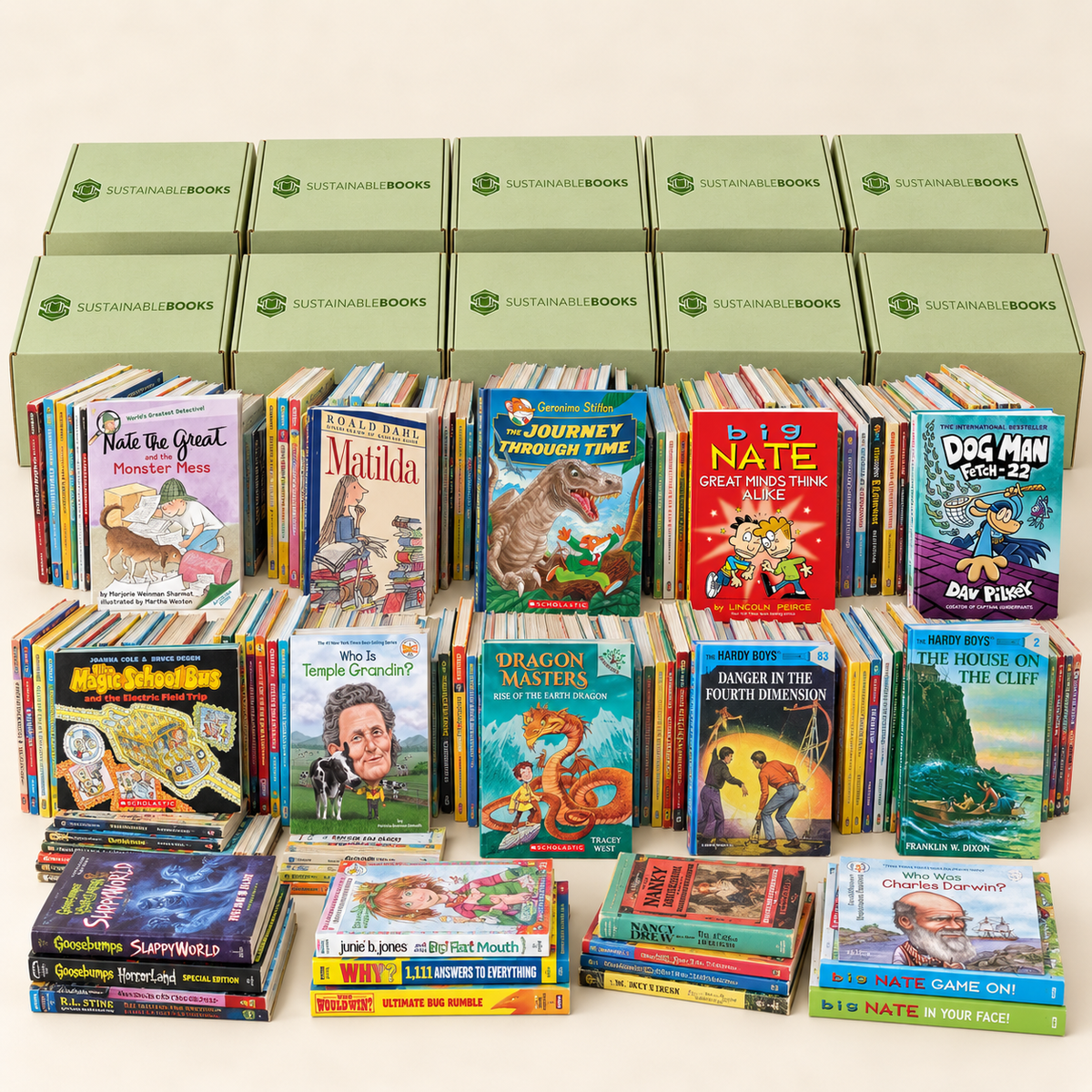 Large: middle grade readers donation package example